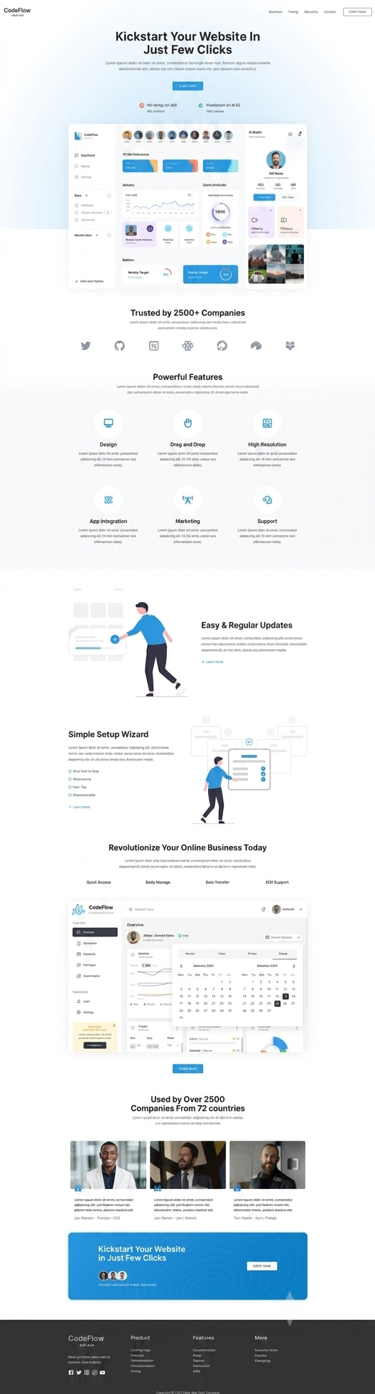 1-Click Premium SaaS & Tech Startup Website | Ready-to-Launch